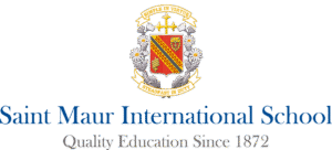 st maur international school logo with crest