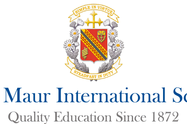 st maur international school logo with crest