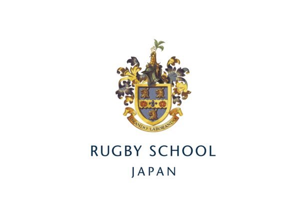 a logo of a rugby school