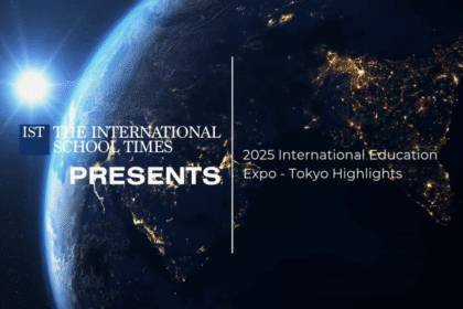 a planet earth with lights and text