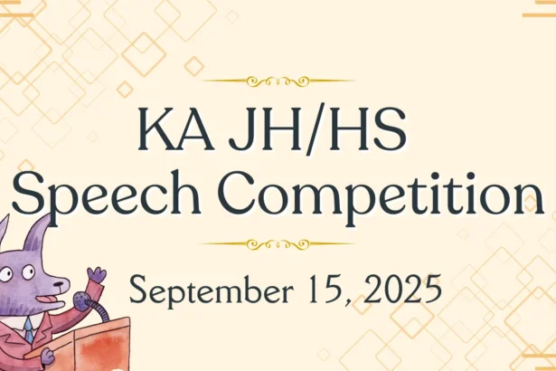 KA JH/HS Speech Competition at Tokyo American Club Sept 15